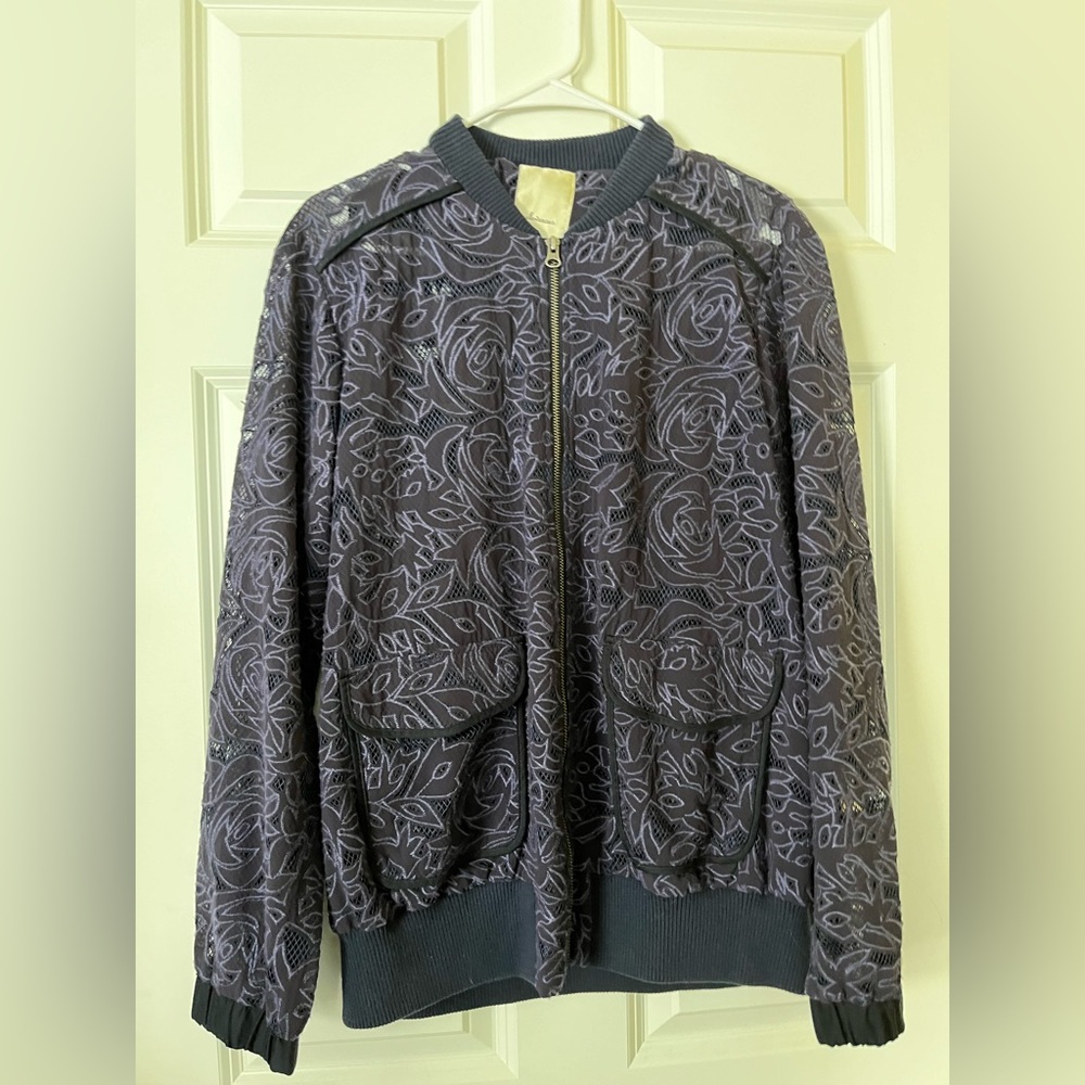 Elevenes lace bomber jacket